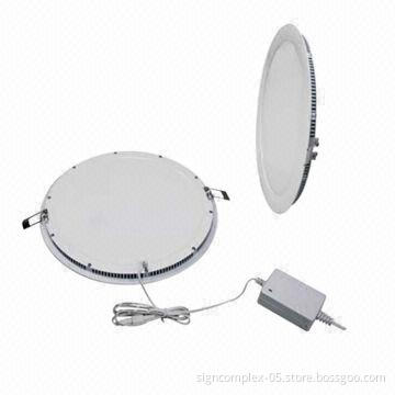 18W Round LED Panel Lights with RoHS, CE, UL Pending and 3528 SMD